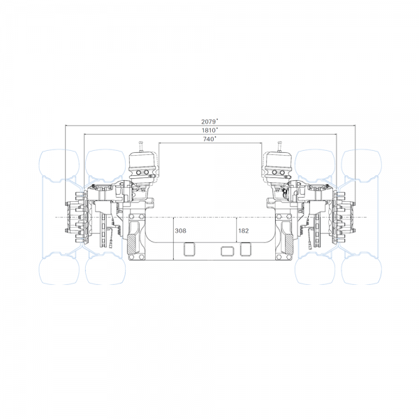 Rear Axle System- AVN 132
