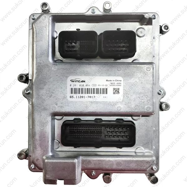 New high quality ECU 0281020084 65.11201-7017 for Doosan DX140 DX140LC Excavat 12MS534M Diesel Engine Controller with program