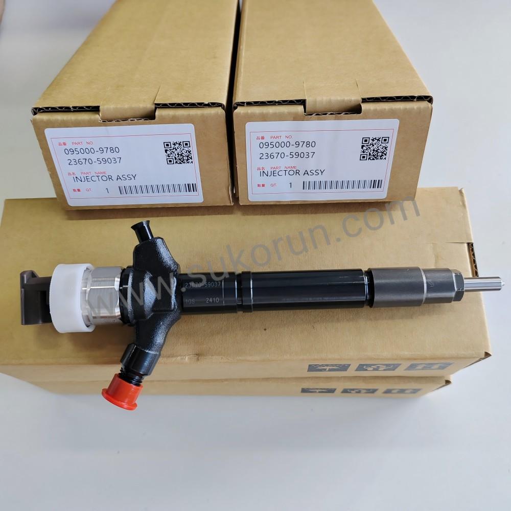 Rail Injector 23670-59037 095000-9780 Fit for DENSO