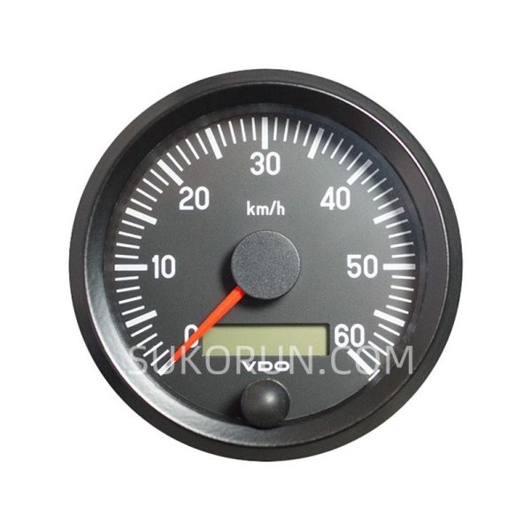 VDO Cockpit International Speedometer 60 Km/h 80mm 12-24V 437-035-001G