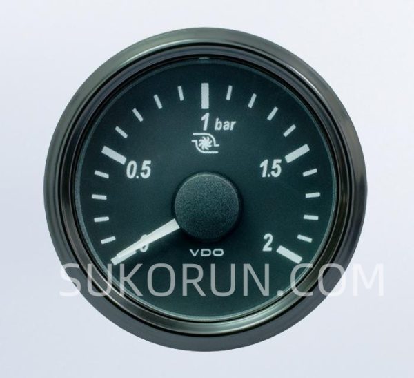 VDO 2bar Pressure Gauge Black 52Mm 2 1/16in A2C3833490001/A2C3833040001